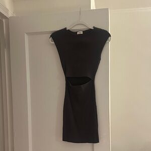 Wilfred Grey Cut-Out Dress